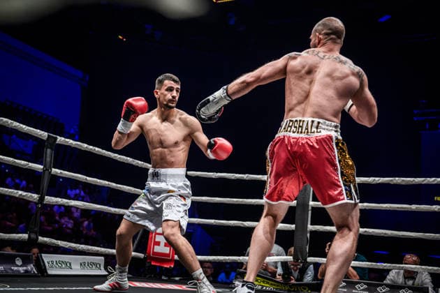 Fidaim Brahimi (Kosovo), li. vs. Jan Marsalek (Tschechien), Weltergewicht, Fight 8 GER, Boxnacht Showdown for Legacy IV, Prime Time Promotion, MHP Arena (Ludwigsburg), Boxen, 27.06.2026 GER, Boxnacht Showdown for Legacy IV, Prime Time Promotion, MHP Arena (Ludwigsburg), Boxen, 27.06.2026 Ludwigsburg *** Fidaim Brahimi (Kosovo) vs. Jan Marsalek (Czech Republic), welterweight, Fight 8 (GER), Boxnacht Showdown for Legacy IV, Prime Time Promotion, MHP Arena Ludwigsburg, Boxing, June 27, 2026 (GER), Boxnacht Showdown for Legacy IV, Prime Time Promotion, MHP Arena Ludwigsburg, Boxing, June 27, 2026, Ludwigsburg Copyright: xSandyxDinkelackerx EP_SDR