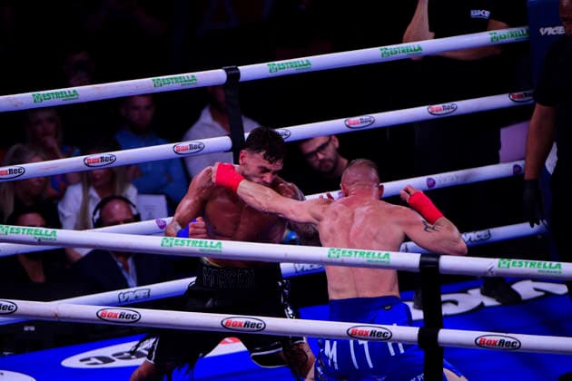 RECORD DATE NOT STATED 27th June 2026; Vindico Arena, Cardiff, Wales; BKB Bare Knuckle Boxing 55 Carnage in Cardiff; Joe Smith v Joe Morgan (Super Welterweight) AledxHopkins