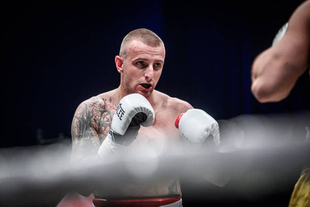 Aleksandar Ivanovic (Bosnien und Herzegowina) beim Kampf: Amarildo Bakaj (Albanien), re. vs. Aleksandar Ivanovic (Bosnien und Herzegowina), Halbschwergewicht, Fight 11 GER, Boxnacht Showdown for Legacy IV, Prime Time Promotion, MHP Arena (Ludwigsburg), Boxen, 27.06.2026 GER, Boxnacht Showdown for Legacy IV, Prime Time Promotion, MHP Arena (Ludwigsburg), Boxen, 27.06.2026 Ludwigsburg *** Aleksandar Ivanovic (Bosnia and Herzegovina) vs. Amarildo Bakaj (Albania), re vs. Aleksandar Ivanovic (Bosnia and Herzegovina), light heavyweight, Fight 11 GER, Box Night Showdown for Legacy IV, Prime Time Promotion, MHP Arena Ludwigsburg, Boxing, June 27, 2026 GER, Boxnacht Showdown for Legacy IV, Prime Time Promotion, MHP Arena Ludwigsburg, Boxing, June 27, 2026 Ludwigsburg Copyright: xSandyxDinkelackerx EP_SDR