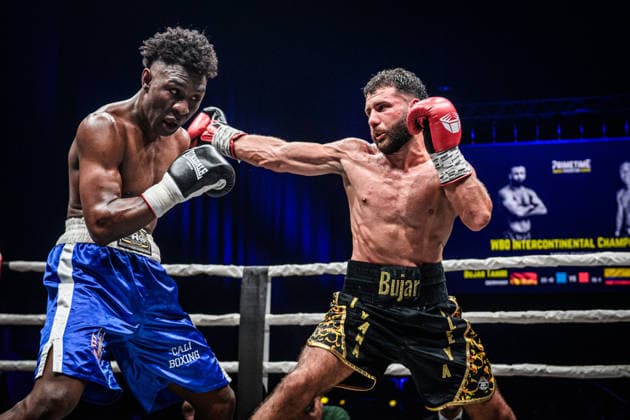 Bujar Tahiri (Deutschland), re. vs. Alexander Castro (Kolumbien), Mittelgewicht, Fight 12 GER, Boxnacht Showdown for Legacy IV, Prime Time Promotion, MHP Arena (Ludwigsburg), Boxen, 27.06.2026 GER, Boxnacht Showdown for Legacy IV, Prime Time Promotion, MHP Arena (Ludwigsburg), Boxen, 27.06.2026 Ludwigsburg *** Bujar Tahiri (Germany) vs. Alexander Castro (Colombia), Middleweight, Fight 12 (GER), Boxnacht Showdown for Legacy IV, Prime Time Promotion, MHP Arena Ludwigsburg, Boxing, June 27, 2026 (GER), Boxnacht Showdown for Legacy IV, Prime Time Promotion, MHP Arena Ludwigsburg, Boxing, June 27, 2026, Ludwigsburg Copyright: xSandyxDinkelackerx EP_SDR