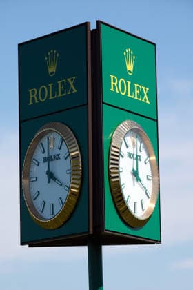 KPMG Women™s PGA, Golf Herren Championship 2026 CHASKA, MINNESOTA - JUNE 27: The Rolex clock is displayed between the 9th green and the 18th green during the third round of the KPMG Women™s PGA Championship 2026 at Hazeltine National Golf Club in Chaska, Minnesota, USA Thursday, June 27, 2026. Chaska Minnesota United States  Copyright: xAmyxLemusx originalFilename:lemus-kpmgwome260627_npppb.jpg