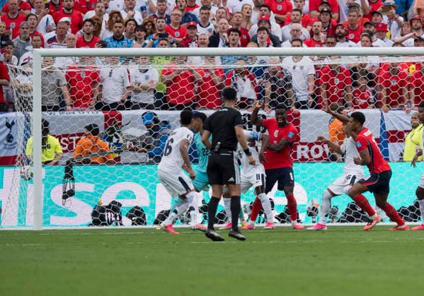 Goal, Tor durch Jude Bellingham (England, 10) FIFA World Cup, WM, Weltmeisterschaft, Fussball 2026: Panama v England 27 June 2026, FIFA World Cup 2026: Panama v England (Group L, Matchday 3) at New York New Jersey Stadium in East Rutherford, New Jersey, USA. *** Goal by Jude Bellingham (England), 10th match of the 2026 FIFA World Cup: Panama vs. England, June 27, 2026; 2026 FIFA World Cup: Panama vs. England, Group L, Matchday 3, at New York New Jersey Stadium in East Rutherford, New Jersey, USA Copyright: HMBxMedia xMarcoxBader