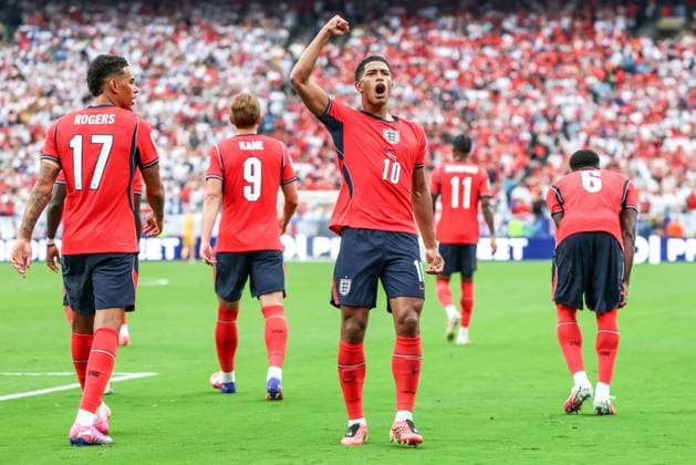 RECORD DATE NOT STATED FIFA World Cup, WM, Weltmeisterschaft, Fussball 2026 - Group L - Panama v England Jude Bellingham player of England celebrates his goal during the match between Panama and England in the third round of Group L of the 2026 FIFA World Cup group stage at New York New Jersey Stadium, in East Rutherford, United States, on Saturday, June 27, 2026.(Foto: William Volcov Brazil Photo Press IMAGO) Sports East Rutherford NJ United States of America Copyright: xWILLIAMxVOLCOVx