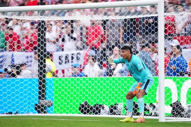 Panama v England - FIFA World Cup, WM, Weltmeisterschaft, Fussball 2026 - Group L NEW JERSEY, USA - JUNE 27: Orlando Mosquera of Panama gestures during the 2026 FIFA World Cup First Stage Group L match between Panama and England at New Jersey Stadium (MetLife Stadium) in East Rutherford, New Jersey, USA, on June 27, 2026. Jose Hernandez Anadolu New Jersey United States. Editorial use only. Please get in touch for any other usage.  Copyright: x2026xAnadoluxJosexHernandezx