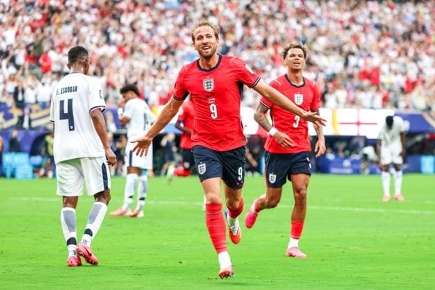 RECORD DATE NOT STATED FIFA World Cup, WM, Weltmeisterschaft, Fussball 2026 - Group L - Panama v England Harry Kane player of England celebrates his goal during the match between Panama and England in the third round of Group L of the 2026 FIFA World Cup group stage at New York New Jersey Stadium, in East Rutherford, United States, on Saturday, June 27, 2026.(Foto: William Volcov Brazil Photo Press IMAGO) Sports East Rutherford NJ United States of America Copyright: xWILLIAMxVOLCOVx