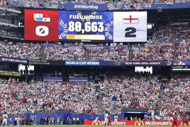 NEW JERSEY - (lr) during the FIFA 2026 World Cup Group L match between Panama and England at the New Jersey Stadium on June 27, 2026 in New Jersey, United States. MAURICE VAN STEEN ANP FIFA World Cup, WM, Weltmeisterschaft, Fussball 2026 2026 xVIxANPxSportx xMauricexvanxSteenxIVx 562204980 originalFilename: 562204980.jpg