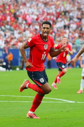 Panama v England: Group L - FIFA World Cup, WM, Weltmeisterschaft, Fussball 2026 Jude Bellingham of England celebrates 1st goal during the FIFA World Cup 2026 Group L match between Panama and England at New York New Jersey Stadium on June 27, 2026 in East Rutherford, United States. East Rutherford New York New Jersey Stadium NJ United States Copyright: xAllstarxPicturexLibraryxLtdx