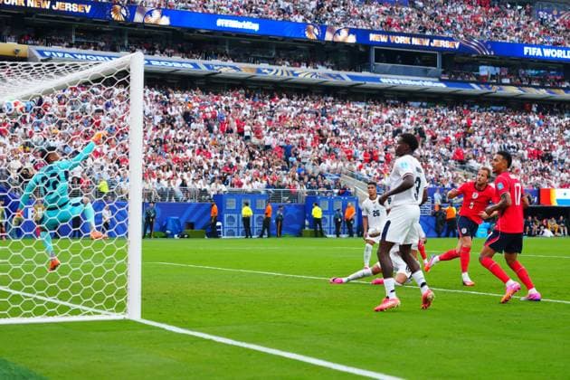 Harry Kane scores for England Panama v England, 2026 FIFA World Cup, WM, Weltmeisterschaft, Fussball Group L, Football, New York New Jersey Stadium, East Rutherford, New Jersey, USA - 27 Jun 2026East Rutherford New York New Jersey Stadium New Jersey (NJ) United States of America EDITORIAL USE ONLY No use with unauthorised audio, video, data, fixture lists, club league logos or live services. Online in-match use limited to 120 images, no video emulation. No use in betting, games or single club league player publications.  Copyright: xJavierxGarcia Shutterstockx 16964353db