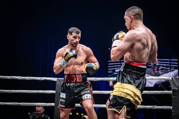 Ardian Krasniqi (Deutschland), li. vs. Vinko Zadro (Kroatien), Halbschwergewicht, Fight 13 GER, Boxnacht Showdown for Legacy IV, Prime Time Promotion, MHP Arena (Ludwigsburg), Boxen, 27.06.2026 GER, Boxnacht Showdown for Legacy IV, Prime Time Promotion, MHP Arena (Ludwigsburg), Boxen, 27.06.2026 Ludwigsburg *** Ardian Krasniqi (Germany), left-handed vs. Vinko Zadro (Croatia), light heavyweight, Fight 13 GER, Boxing Night: Showdown for Legacy IV, Prime Time Promotion, MHP Arena Ludwigsburg, Boxing, June 27, 2026 GER, Boxnacht Showdown for Legacy IV, Prime Time Promotion, MHP Arena Ludwigsburg, Boxing, June 27, 2026 Ludwigsburg Copyright: xSandyxDinkelackerx EP_SDR