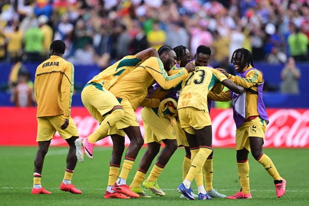 Croatia v Ghana - FIFA World Cup, WM, Weltmeisterschaft, Fussball 2026 - Group L PHILADELPHIA, USA - JUNE 27: Derrick Luckassen (23) of Ghana celebrates after scoring a goal during the 2026 FIFA World Cup First Stage Group L match between Croatia and Ghana at Lincoln Financial Field (Philadelphia Stadium) in Philadelphia, Pennsylvania, United States on June 27, 2026. Abdulhamid Hosbas Anadolu Pennsylvania United States. Editorial use only. Please get in touch for any other usage.  Copyright: x2026xAnadoluxAbdulhamidxHosbasx