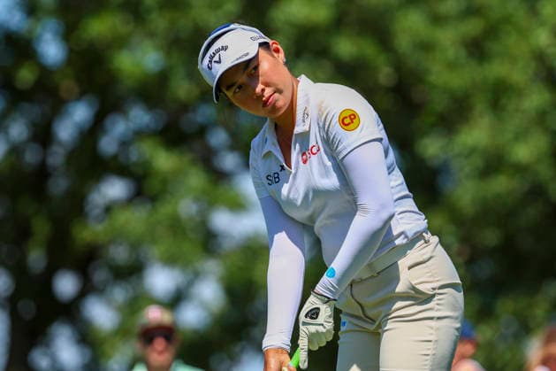 June 27, 2026, Chaska, Minnesota, United States: JEENO THITIKUL looks up the course from the tee box at hole seventeen. This is the third day of the 2026 KPMG WomenÃ¢â‚¬â ¢s PGA, Golf Herren Championship at Hazeltine National Golf Course in Chaska Minnesota. 2026 KPMG WomenÃ¢â‚¬â ¢S PGA Championship - Day 3  - ZUMAt166 20260627_zsp_t166_130 Copyright: xMichaelxTurnerx