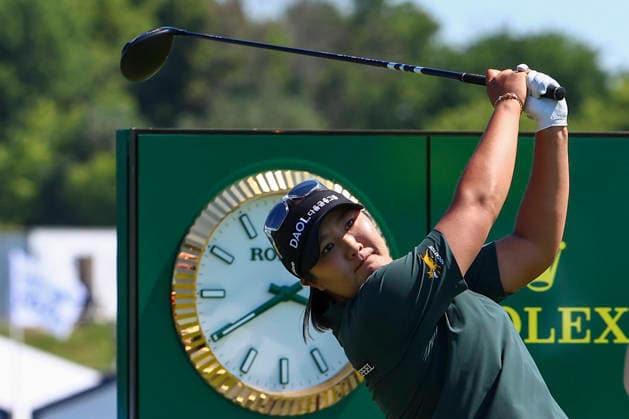 June 27, 2026, Chaska, Minnesota, United States: HAERAN RYU drives the ball at hole eighteen. This is the third day of the 2026 KPMG WomenÃ¢â‚¬â ¢s PGA, Golf Herren Championship at Hazeltine National Golf Course in Chaska Minnesota. 2026 KPMG WomenÃ¢â‚¬â ¢S PGA Championship - Day 3  - ZUMAt166 20260627_zsp_t166_133 Copyright: xMichaelxTurnerx