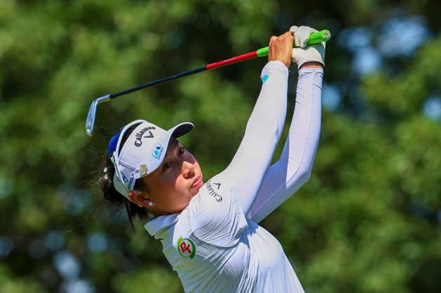 June 27, 2026, Chaska, Minnesota, United States: JEENO THITIKUL drives the ball at hole seventeen. This is the third day of the 2026 KPMG WomenÃ¢â‚¬â ¢s PGA, Golf Herren Championship at Hazeltine National Golf Course in Chaska Minnesota. 2026 KPMG WomenÃ¢â‚¬â ¢S PGA Championship - Day 3  - ZUMAt166 20260627_zsp_t166_134 Copyright: xMichaelxTurnerx