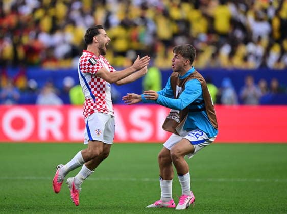 Croatia v Ghana - FIFA World Cup, WM, Weltmeisterschaft, Fussball 2026 - Group L PHILADELPHIA, USA - JUNE 27: Nikola Vlasic of Croatia celebrates after scoring a goal during the 2026 FIFA World Cup First Stage Group L match between Croatia and Ghana at Lincoln Financial Field (Philadelphia Stadium) in Philadelphia, Pennsylvania, United States on June 27, 2026. Abdulhamid Hosbas Anadolu Pennsylvania United States. Editorial use only. Please get in touch for any other usage.  Copyright: x2026xAnadoluxAbdulhamidxHosbasx
