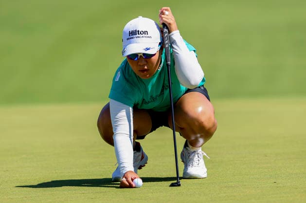 June 27, 2026, Chaska, Minnesota, United States: NASA HATAOKA lines up a putt at hole eighteen. This is the third day of the 2026 KPMG WomenÃ¢â‚¬â ¢s PGA, Golf Herren Championship at Hazeltine National Golf Course in Chaska Minnesota. 2026 KPMG WomenÃ¢â‚¬â ¢S PGA Championship - Day 3  - ZUMAt166 20260627_zsp_t166_170 Copyright: xMichaelxTurnerx