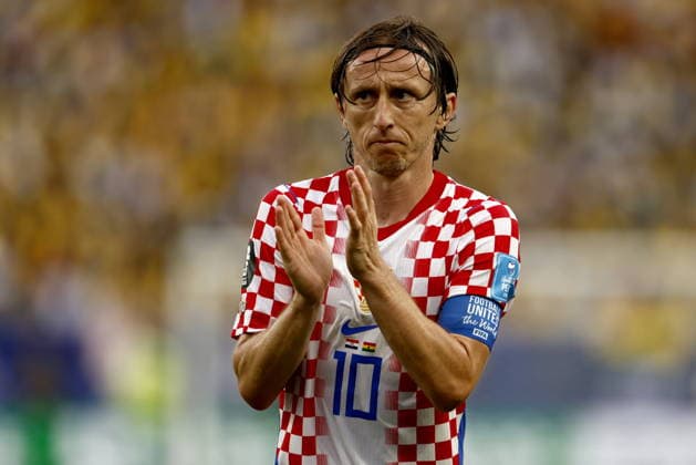 FIFA World Cup, WM, Weltmeisterschaft, Fussball 2026 - Group L - Croatia vs Ghana Luka Modric of Croatia applauds fans at the end of the FIFA World Cup 2026 group stage match Croatia against Ghana, in Philadelphia, USA, 27 June 2026. PHILADELPHIA United States  Copyright: xWILLxOLIVERx