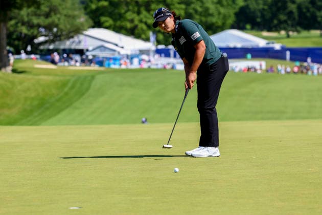 June 27, 2026, Chaska, Minnesota, United States: HAERAN RYU putts at the hole. This is the third day of the 2026 KPMG WomenÃ¢â‚¬â ¢s PGA, Golf Herren Championship at Hazeltine National Golf Course in Chaska Minnesota. Chaska United States - ZUMAt166 20260627_zsp_t166_138 Copyright: xMichaelxTurnerx