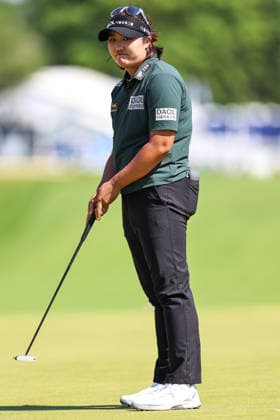 Hae Ran Ryu of South Korea reacts to her missed putt on the 18th green during the third round of the 2026 KPMG Women s PGA, Golf Herren Championship at Hazeltine National Golf Club on June 27, 2026 in Chaska, Minnesota. CSM. Chaska USA - ZUMAc04_ 20260627_zma_c04_161 Copyright: xStevenxGarciax