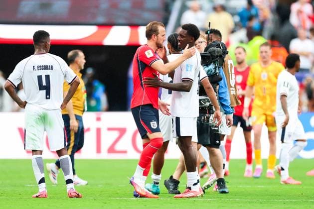 RECORD DATE NOT STATED FIFA World Cup, WM, Weltmeisterschaft, Fussball 2026 - Group L - Panama v England Harry Kane player of England afterthe match between Panama and England in the third round of Group L of the 2026 FIFA World Cup group stage at New York New Jersey Stadium, in East Rutherford, United States, on Saturday, June 27, 2026.(Foto: William Volcov Brazil Photo Press IMAGO) Sports East Rutherford NJ United States of America Copyright: xWILLIAMxVOLCOVx