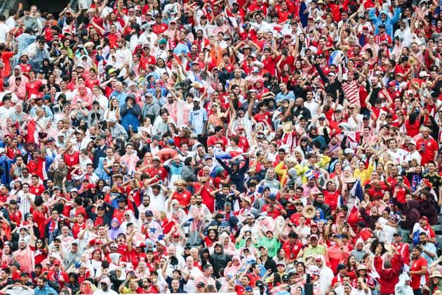 RECORD DATE NOT STATED FIFA World Cup, WM, Weltmeisterschaft, Fussball 2026 - Group L - Panama v England England fans during the match between Panama and England in the third round of Group L of the 2026 FIFA World Cup group stage at New York New Jersey Stadium, in East Rutherford, United States, on Saturday, June 27, 2026.(Foto: William Volcov Brazil Photo Press IMAGO) Sports East Rutherford NJ United States of America Copyright: xWILLIAMxVOLCOVx