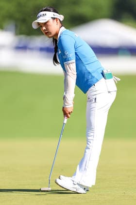 Ina Yoon of South Korea reacts to her missed putt on the 18th green during the third round of the 2026 KPMG Women s PGA, Golf Herren Championship at Hazeltine National Golf Club on June 27, 2026 in Chaska, Minnesota. CSM. Chaska USA - ZUMAc04_ 20260627_zma_c04_171 Copyright: xStevenxGarciax