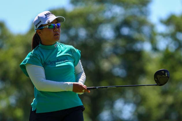 June 27, 2026, Chaska, Minnesota, United States: NASA HATAOKA looks out at the course from the tee box at hole fifteen. This is the third day of the 2026 KPMG WomenÃ¢â‚¬â ¢s PGA, Golf Herren Championship at Hazeltine National Golf Course in Chaska Minnesota. Chaska United States - ZUMAt166 20260627_zsp_t166_155 Copyright: xMichaelxTurnerx