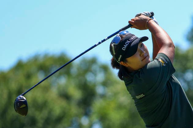 June 27, 2026, Chaska, Minnesota, United States: HAERAN RYU drives the ball at hole fifteen. This is the third day of the 2026 KPMG WomenÃ¢â‚¬â ¢s PGA, Golf Herren Championship at Hazeltine National Golf Course in Chaska Minnesota. Chaska United States - ZUMAt166 20260627_zsp_t166_160 Copyright: xMichaelxTurnerx