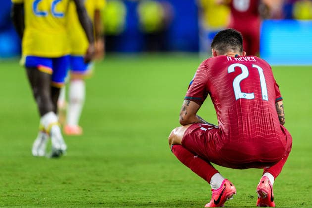 260627 Ruben Neves of Portugal looks dejected during the FIFA World Cup, WM, Weltmeisterschaft, Fussball 2026 group stage football match between Colombia and Portugal on June 27, 2026 in Miami. Photo: Jon Olav Nesvold BILDBYRAN COP 217 JE0137 fotboll football soccer fotball vm fotbolls-vm fotball-vm fotbolls-vm 2026 fifa world cup 2026 17 bbeng depp *** 260627 Ruben Neves of Portugal looks dejected during the 2026 FIFA World Cup group stage soccer match between Colombia and Portugal on June 27, 2026 in Miami. Photo by Jon Olav Nesvold, BILDBYRAN COP 217 JE0137 soccer football fotball World Cup soccer World Cup 2026 FIFA World Cup 2026 17 bbeng depp  Copyright: JONxOLAVxNESVOLD BB260627JE082