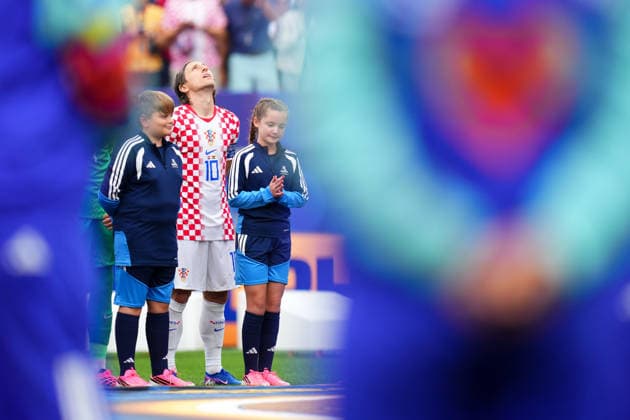 June 27, 2026: Croatia Midfielder Luka Modric (10) before a FIFA World Cup, WM, Weltmeisterschaft, Fussball game against Ghana at Philadelphia Stadium in Philadelphia, Pennsylvania. CSM FIFA World Cup 2026: Croatia Vs Ghana JUN 27  - ZUMAc04_ 20260627_zma_c04_258 Copyright: xKylexRoddenx