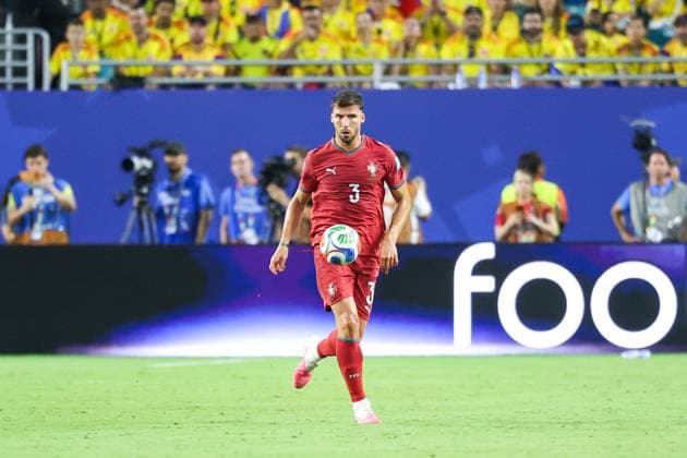 RECORD DATE NOT STATED FIFA World Cup, WM, Weltmeisterschaft, Fussball 2026 - Group K - Colombia v Portugal Ruben Dias player of Portugal during the match between Colombia and Portugal in the third round of Group K of the 2026 FIFA World Cup group stage at Miami Stadium, in Florida, United States, on Saturday, June 27, 2026.(Foto: Vanessa Carvalho Brazil Photo Press IMAGO) Sports Copyright: xVanessaxCarvalhox