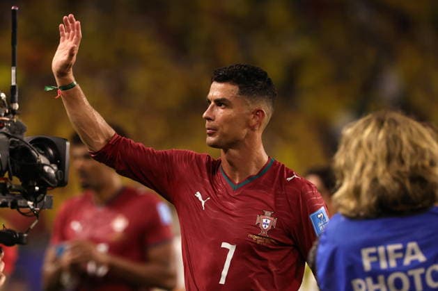 FIFA World Cup, WM, Weltmeisterschaft, Fussball 2026 - Group K - Colombia vs Portugal Cristiano Ronaldo of Portugal greets supporters after the FIFA World Cup 2026 group stage match Colombia against Portugal, in Miami, Florida, USA, 27 June 2026. MIAMI United States  Copyright: xCRISTOBALxHERRERA-ULASHKEVICHx