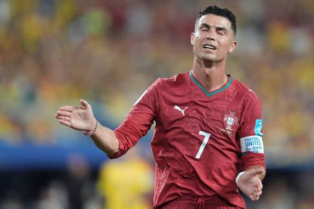 Cristiano Ronaldo of Portugal Colombia v Portugal, 2026 FIFA World Cup, WM, Weltmeisterschaft, Fussball Group K, Football, Miami Stadium, Miami, Florida, USA - 27 Jun 2026Miami Miami Stadium Florida (FL) United States of America EDITORIAL USE ONLY No use with unauthorised audio, video, data, fixture lists, club league logos or live services. Online in-match use limited to 120 images, no video emulation. No use in betting, games or single club league player publications.  Copyright: xIsmaelxAdnan Shutterstockx 16964358ah