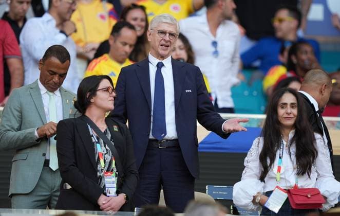Arsene Wenger Colombia v Portugal, 2026 FIFA World Cup, WM, Weltmeisterschaft, Fussball Group K, Football, Miami Stadium, Miami, Florida, USA - 27 Jun 2026Miami Miami Stadium Florida (FL) United States of America EDITORIAL USE ONLY No use with unauthorised audio, video, data, fixture lists, club league logos or live services. Online in-match use limited to 120 images, no video emulation. No use in betting, games or single club league player publications.  Copyright: xIsmaelxAdnan Shutterstockx 16964358bz