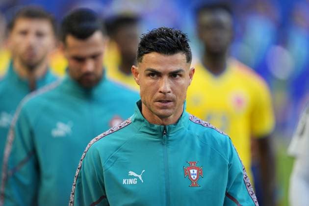 Cristiano Ronaldo of Portugal Colombia v Portugal, 2026 FIFA World Cup, WM, Weltmeisterschaft, Fussball Group K, Football, Miami Stadium, Miami, Florida, USA - 27 Jun 2026Miami Miami Stadium Florida (FL) United States of America EDITORIAL USE ONLY No use with unauthorised audio, video, data, fixture lists, club league logos or live services. Online in-match use limited to 120 images, no video emulation. No use in betting, games or single club league player publications.  Copyright: xIsmaelxAdnan Shutterstockx 16964358cb