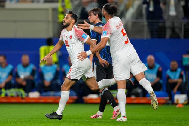 Mousa Altamari (Jordan) celebrates after scoring his team s first goal during the FIFA World Cup, WM, Weltmeisterschaft, Fussball 2026 Group J match between Jordan and Argentina at Dallas Stadium on June 27, 2026 in Dallas, United States. (Photo by Torbjorn Tande DeFodi Images) - *** Mousa Altamari of Jordan celebrates after scoring his team s first goal during the 2026 FIFA World Cup Group J match between Jordan and Argentina at Dallas Stadium on June 27, 2026, in Dallas, United States. Photo by Torbjorn Tande, DeFodi Images