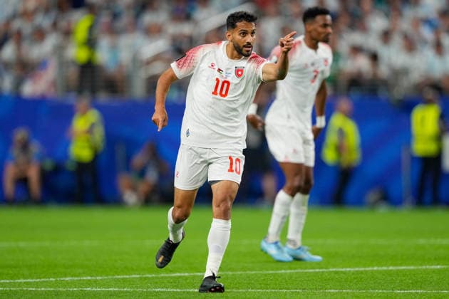 Mousa Altamari (Jordan) celebrates after scoring his team s first goal during the FIFA World Cup, WM, Weltmeisterschaft, Fussball 2026 Group J match between Jordan and Argentina at Dallas Stadium on June 27, 2026 in Dallas, United States. (Photo by Torbjorn Tande DeFodi Images) - *** Mousa Altamari of Jordan celebrates after scoring his team s first goal during the 2026 FIFA World Cup Group J match between Jordan and Argentina at Dallas Stadium on June 27, 2026, in Dallas, United States. Photo by Torbjorn Tande, DeFodi Images