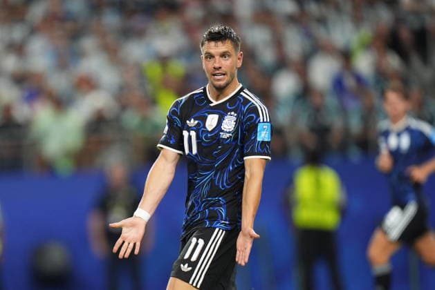 Jordan v Argentina - FIFA World Cup, WM, Weltmeisterschaft, Fussball 2026 - Group J ARLINGTON, USA - JUNE 27: Giovani Lo Celso of Argentina in action during the FIFA World Cup 2026 Group J match between Jordan and Argentina at Dallas Stadium in Dallas, United States on June 27, 2026. Hakan Akgun Anadolu Texas United States. Editorial use only. Please get in touch for any other usage.  Copyright: x2026xAnadoluxHakanxAkgunx