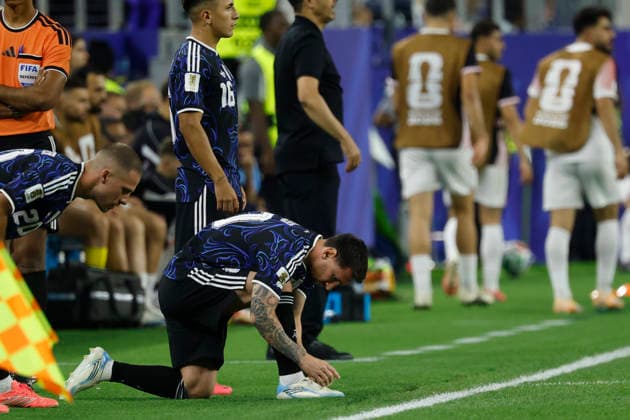 Lionel Messi of Argentina during the FIFA World Cup, WM, Weltmeisterschaft, Fussball 2026 Group J match between Jordan and Argentina at AT&T Stadium in Dallas, USA, 27 June 2026. FIFA World Cup 2026: Jordan - Argentina !ACHTUNG: NUR REDAKTIONELLE NUTZUNG!  Copyright: xMariscalx GR7363 20260628-55020733626_1