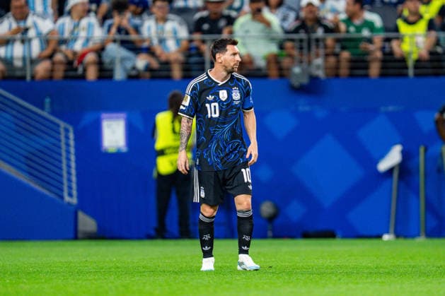 FIFA Fussball Weltmeisterschaft 2026, Gruppe J, Spiel 3, Jordan vs. Argentinien, 27.06.2026, Dallas Stadium Lionel Messi (Argentinien) Einwechselung *** 2026 FIFA World Cup, Group J, Match 3, Jordan vs. Argentina, June 27, 2026, Dallas Stadium: Lionel Messi (Argentina) Substitution Copyright: xBahhoxKarax