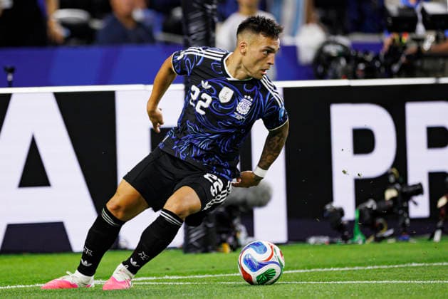 Lautaro Martinez seen during FIFA World Cup, WM, Weltmeisterschaft, Fussball 2026 game between national teams of Jordan and Argentina (Grzegorz Wajda Ball Raw Images) Arlington Dallas Stadium USA Copyright: xGrzegorzxWajdax grzegorzwajda_jordan_argentina_2526_7-15