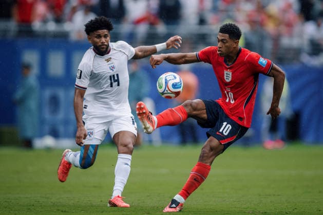 Panama vs England NOVA JERSEY, NJ - 27.06.2026: PANAMA VS ENGLAND - Bellingham Jude of England during the match between Panama and England, valid for the third round of the group stage of the 2026 World Cup, held at MetLife Stadium in New Jersey, United States. (Photo: Marcelo Machado de Melo Fotoarena) x2972936x  MarceloxMachadoxdexMelo