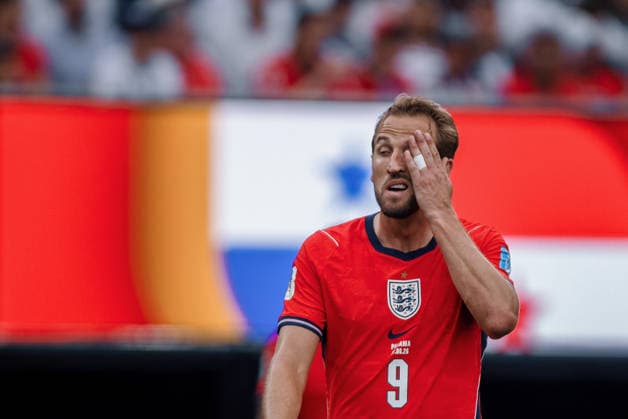 Panama vs England NOVA JERSEY, NJ - 27.06.2026: PANAMA VS ENGLAND - Kane Harry of England during the match between Panama and England, valid for the third round of the group stage of the 2026 World Cup, held at MetLife Stadium in New Jersey, United States. (Photo: Marcelo Machado de Melo Fotoarena) x2972949x  MarceloxMachadoxdexMelo