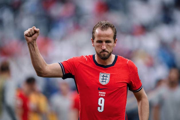 Panama vs England NOVA JERSEY, NJ - 27.06.2026: PANAMA VS ENGLAND - Kane Harry of England during the match between Panama and England, valid for the third round of the group stage of the 2026 World Cup, held at MetLife Stadium in New Jersey, United States. (Photo: Marcelo Machado de Melo Fotoarena) x2972959x  MarceloxMachadoxdexMelo