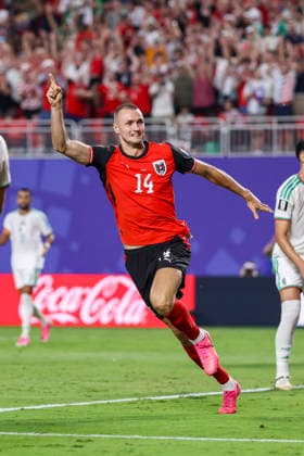 SOCCER - FIFA World Cup, WM, Weltmeisterschaft, Fussball 2026 KANSAS CITY,MISSOURI,USA,28.JUN.26 - SOCCER - FIFA World Cup 2026, group stage, Algeria vs Austria. Image shows the rejoicing of Sasa Kalajdzic (AUT).  GEPAxpictures xArminxRauthner