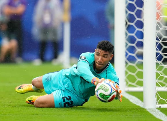 Orlando Mosquera (Panama, 22) pariert. USA, FIFA Weltmeisterschaft, Panama vs England, East Rutherford, 27.06.2026 USA, FIFA Weltmeisterschaft, Panama vs England, East Rutherford, 27.06.2026 East Rutherford *** Orlando Mosquera, Panama, 22, saves a shot from the U.S., FIFA World Cup, Panama vs. England, East Rutherford, June 27, 2026, U.S., FIFA World Cup, Panama vs. England, East Rutherford, June 27, 2026, East Rutherford Copyright: xEibner-Pressefoto ScottxColemanx EP_SCN