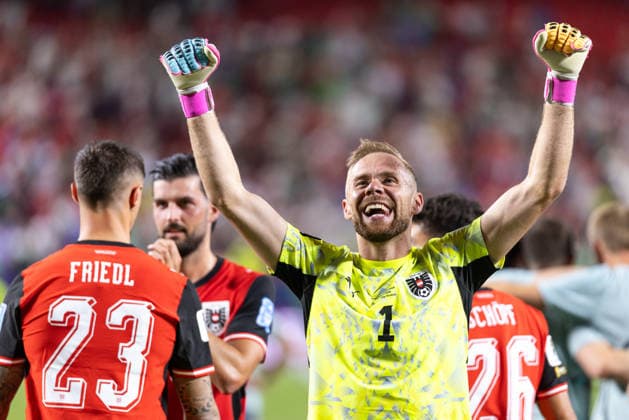 SOCCER - FIFA World Cup, WM, Weltmeisterschaft, Fussball 2026 KANSAS CITY,MISSOURI,USA,28.JUN.26 - SOCCER - FIFA World Cup 2026, group stage, Algeria vs Austria. Image shows the rejoicing of Alexander Schlager (AUT).  GEPAxpictures xArminxRauthner