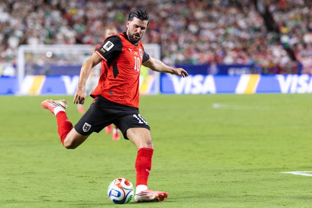 SOCCER - FIFA World Cup, WM, Weltmeisterschaft, Fussball 2026 KANSAS CITY,MISSOURI,USA,28.JUN.26 - SOCCER - FIFA World Cup 2026, group stage, Algeria vs Austria. Image shows Florian Grillitsch (AUT).  GEPAxpictures xArminxRauthner