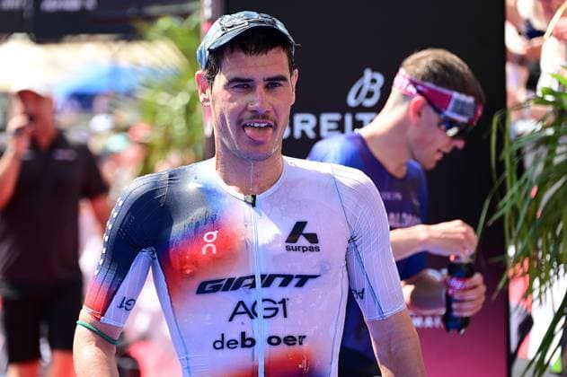 28.06.2026 xkhx Frankfurt am Main Mainova IRONMAN Frankfurt European Championship, EM, Europameisterschaft 2026 Im Ziel Plat 2 Gustav Iden +2:14 *** June 28, 2026 xkhx Frankfurt am Main Mainova IRONMAN Frankfurt European Championship 2026 At the Finish Line, Platform 2: Gustav Iden 2 14