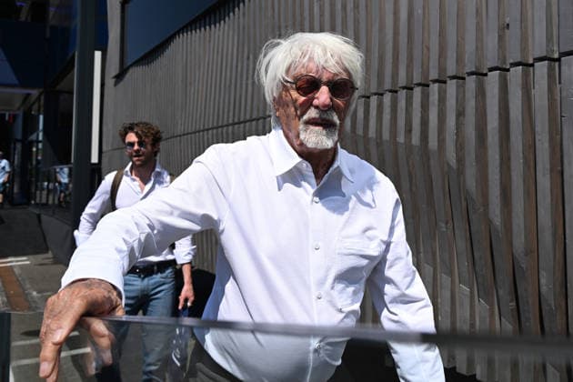 28.06.2026, xsvx, Motorsport FIA Formel 1, Grand Prix von Österreich v.l. Bernie Ecclestone (FIA REGULATIONS PROHIBIT ANY USE OF PHOTOGRAPHS as IMAGE SEQUENCES and or QUASI-VIDEO) Zeltweg-Spielberg *** June 28, 2026, xsvx, Motorsport, FIA Formula 1, Austrian Grand Prix, by Bernie Ecclestone. FIA REGULATIONS PROHIBIT ANY USE OF PHOTOGRAPHS AS IMAGE SEQUENCES AND OR QUASI-VIDEO. Zeltweg, Spielberg