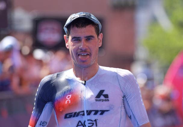 28.06.2026, xblx, Leichtathletik Ironman, Mainova IRONMAN European Championship, EM, Europameisterschaft Frankfurt 2026 v.l. Ziel, Gustav Iden (NOR) (DFL DFB REGULATIONS PROHIBIT ANY USE OF PHOTOGRAPHS as IMAGE SEQUENCES and or QUASI-VIDEO) Frankfurt *** June 28, 2026, xblx, Track and Field Ironman, Mainova IRONMAN European Championship Frankfurt 2026 v l Finish Line, Gustav Iden NOR DFL DFB REGULATIONS PROHIBIT ANY USE OF PHOTOGRAPHS as IMAGE SEQUENCES and or QUASI-VIDEO Frankfurt